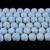 Light Blue Lava Gemstone Round 4MM 6MM 8MM 10MM Loose Beads (D637)