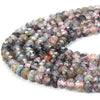 Natural Golden Black Rutilated Quartz Gemstone Grade AA 5X3MM Micro Faceted Rondelle Loose Beads 15 inch Full Strand (80018122-P89)