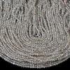 Natural Rock Quartz Gemstone Grade AAA Micro Faceted Round 3MM Loose Beads 15 inch Full Strand (80018440-P101)