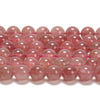 Natural Strawberry Quartz Gemstone Round 5MM 6MM 7MM 8MM 9MM 10MM 11MM Loose Beads (D587)