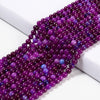 Sugilite Purple Jade Gemstone Round 6MM Loose Beads 14.5 inch Full Strand (80020213-D627)