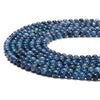 Ocean Blue Jade Gemstone Round 6MM Loose Beads 14.5 inch Full Strand (80020224-D628)