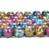 Rainbow Yooperlite UV Reactive Gemstone Round 8MM Loose Beads (D484)