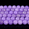 Light Purple Jade Gemstone Facetecd Round 8MM Loose Beads (D632)