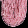 Natural Pink Morganite Gemstone Grade AAA Round 3MM 4MM Loose Beads 15 inch Full Strand (P118)