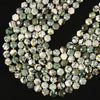 Natural Green Tree Agate Gemstone Micro Faceted Hexagon Star 11MM Loose Beads 7.5 inch Half Strand (80021526-D722)
