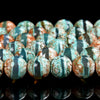 Green Brown Tibetan Dzi Agate Etched Line Ring Mala Antique Boho Beads Gemstone Round 8MM 10MM Loose Beads (D518)