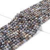 Natural Tanzanite Gemstone Grade A 5MM Micro Faceted Round Loose Beads 15 inch Full Strand (80018223-P97)