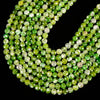 Green Fire Agate Gemstone Round 6MM 8MM 10MM 12MM Loose Beads (D700)