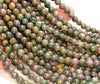 6mm Genuine Ruby in Kyanite Gemstone Green Red Grade A Round Loose Beads 15.5 inch Full Strand (80007238-A249)