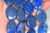 25X18MM LAPIS LAZULI GEMSTONE GRADE A OVAL LOOSE BEADS 16inch