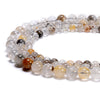 Natural Herkimer Diamond Crystal Gemstone Round 7MM 8MM 10MM 12MM Loose Beads (D651)