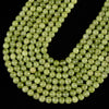 Olive Jade Gemstone Round 6MM 8MM 10MM Loose Beads (D707)