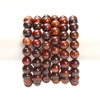 Natural Rosewood Round Bracelet 6MM 8MM 10MM 12MM 7.5 inch Strand (S60)