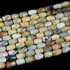 Natural Aquamarine Heliodor Beryl Gemstone 10X14MM Faceted Barrel Tube Loose Beads (D419)
