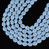 Light Blue Lava Gemstone Oval 10X8MM Loose Beads (D648)