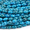 Chrysocolla Quantum Quattro Gemstone Barrel Drum Oval Rice 12X7MM Loose Beads (D523)