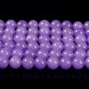 Lavender Jade Gemstone Round 8MM Loose Beads 14.5 inch Full Strand (80020094-D618)
