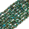 100% Genuine Natural Blue Green Turquoise Gemstone Pebble Nugget Chip 7-10MM Loose Beads (D609)