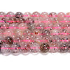Natural Biotite Mica In Quartz Gemstone Round 8MM Loose Beads (D655)