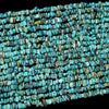 100% Genuine Natural Turquoise Blue Green Gemstone Pebble Nugget Slice Chip 4MM 7-9MM 8-10MM Loose Beads (D428)