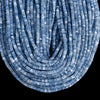 Aquamarine Blue Jade Gemstone Heshi Rondelle Slice 4X2MM Loose Beads 14.5 inch Full Strand (80019477-P106)