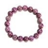 Natural Lepidolite Mica Gemstone Grade AAA Round Bracelet 10MM 7.5 inch Strand (80021364-S56)