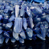 Natural Kyanite Gemstone Grade AAA Stick Pebble Chip 10-20MM Loose Beads (D715)
