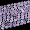 Natural Lavender Amethyst Gemstone Faceted Barrel Drum 9X13MM 11X15MM 12X16MM 13X17MM 15X20MM Loose Beads (D427)