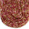 Tourmaline Color Jade Gemstone Round 6MM Loose Beads 14.5 inch Full Strand (80020217-D627)
