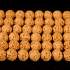 Orange Lava Gemstone Round 4MM 6MM 8MM 10MM Loose Beads (D640)