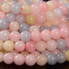Morganite Gemstone Round 8MM Loose Beads (D622)