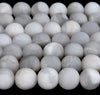 Natural Matte White Crazy Lace Agate Gemstone Round 4MM 6MM 8MM 10MM Loose Beads (D547)