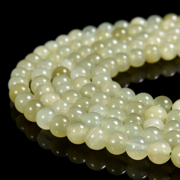 Natural Green Calcite Gemstone Grade AA Round 6MM Loose Beads (D654)