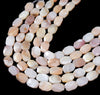 Natural Mother of Pearl Shell MOP Gemstone Faceted Nugget 10-11X13-15MM 12-14X17-20MM Loose Beads (D433)