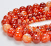Carnelian Red Agate Gemstone Round 4MM 6MM 8MM 10MM Loose Beads (D551)
