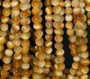 6mm Golden Tiger Eye Gemstone Grade AA Yellow Round 6mm Loose Beads 15 inch Full Strand (80002576-801)