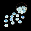 Opalite Gemstone Large Hole Beads Rondelle Donut 14MM BULK LOT 2,6,12,24,50 Beads (80021203-S62)