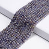 Natural Iolite Gemstone Grade A Round 3MM 4MM 5MM 6MM Loose Beads 15 inch Full Strand (P117)