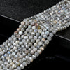 Natural Labradorite Gemstone Grade AA Micro Faceted Round 5MM Loose Beads (P99)