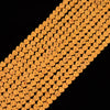 Orange Lava Gemstone Love Heart 6MM Loose Beads (D643)