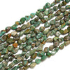 100% Genuine Natural Green Turquoise Gemstone Pebble Nugget Chip 6-8MM 8-10MM 10-12MM Loose Beads (D611)