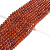Natural Hessonite Garnet Gemstone Grade AAA Round 6MM Loose Beads (D654)