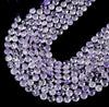 Natural Lavender Amethyst Gemstone 10MM Round Button Loose Beads (D427)