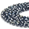 Natural Dark Green Tourmaline Gemstone Grade AA Micro Faceted Round 3MM 4MM 5MM Loose Beads 15 inch Full Strand (P97)