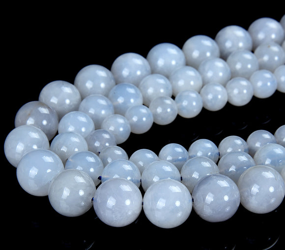 Natural Extremely Rare Blue Rose Quartz Gemstone Grade AAA Round 8MM 10MM 12MM Loose Beads (D530)