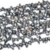 Fireball Baroque Freshwater Gray Pearl Gemstone Baroque 10-17MM Loose Beads (S32)