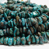 100% Genuine Natural Blue Turquoise Gemstone Pebble Nugget Chip 5-8MM 7-10MM 8-13MM 10-14MM Loose Beads (D609)
