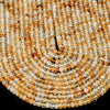 Natural Citrine Gemstone Grade AA 6X4MM Micro Faceted Rondelle Loose Beads 15 inch Full Strand (80018149-P91)