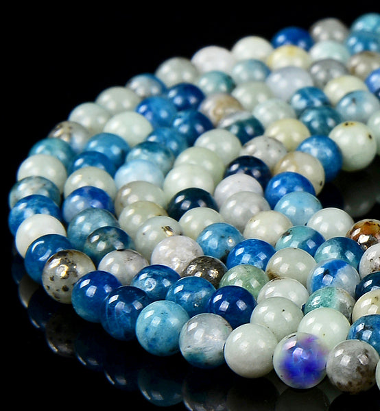 4MM Natural Rare Hackmanite UV Reactive Fluorescent Gemstone Grade AAA Round Loose Beads (P83)